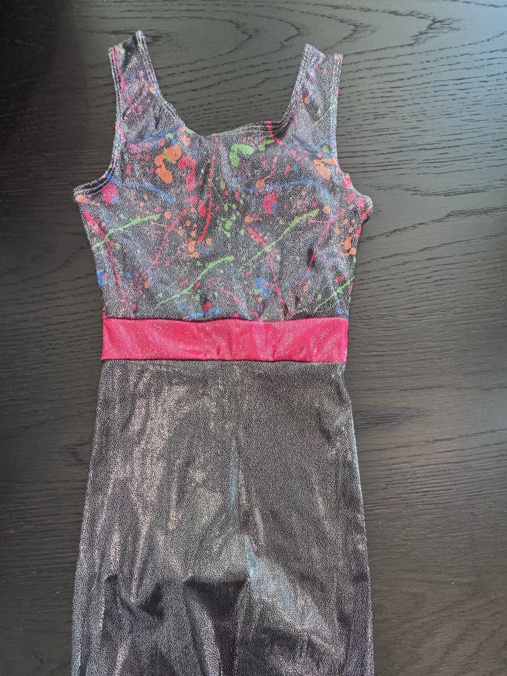 Girls One Piece Leotard with Shorts